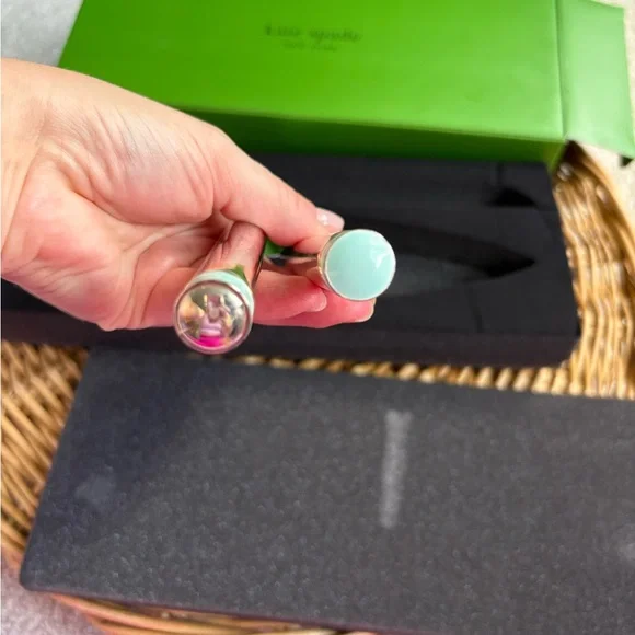 Kate Spade Lenox Take The Cake Silver Two Piece Dessert Set - Picture 8 of 14